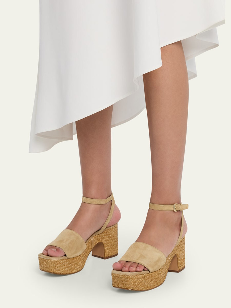 Vince 75mm Castella Suede Platform Sandals outlook