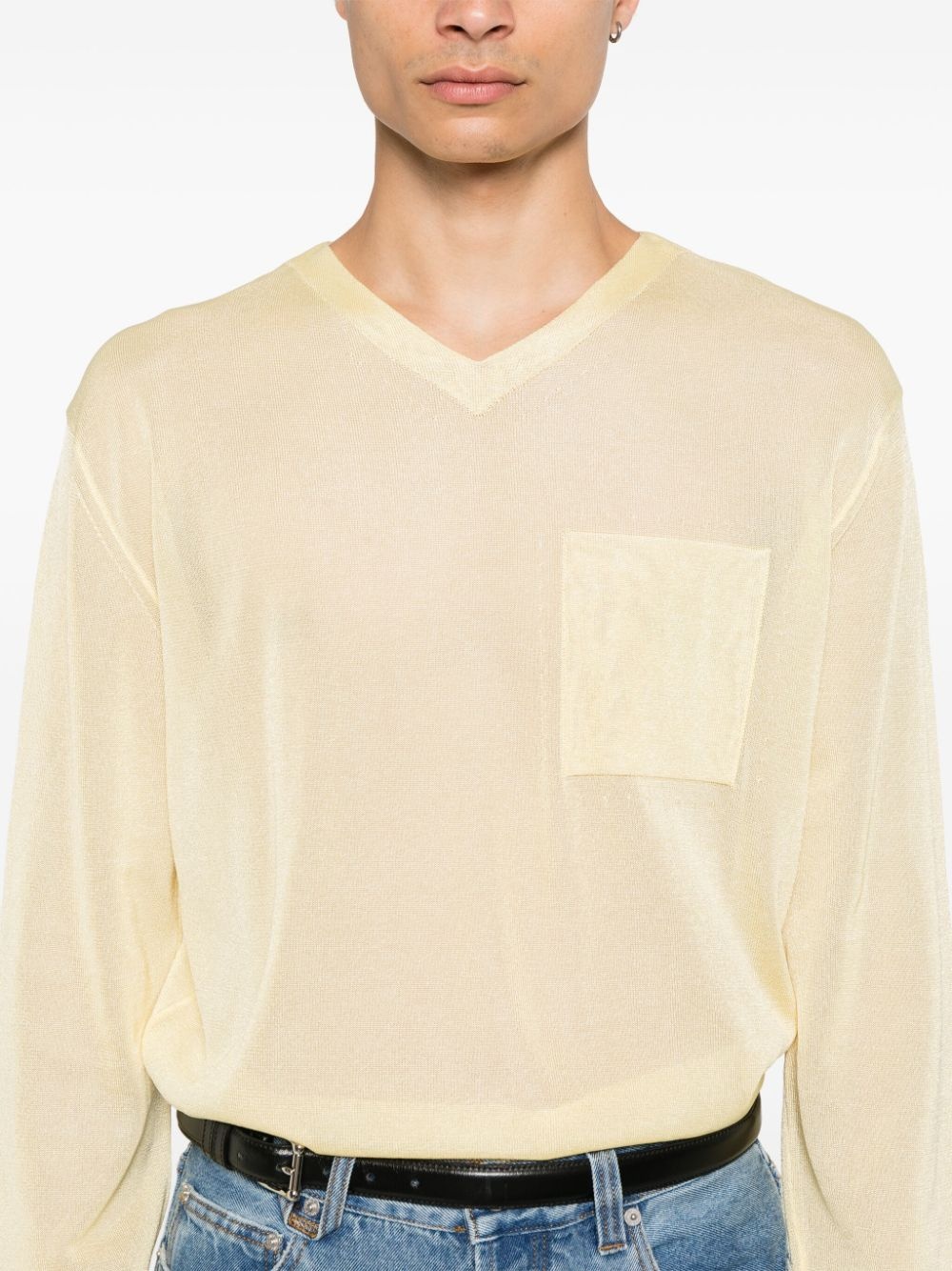 logo-patch sweater - 5