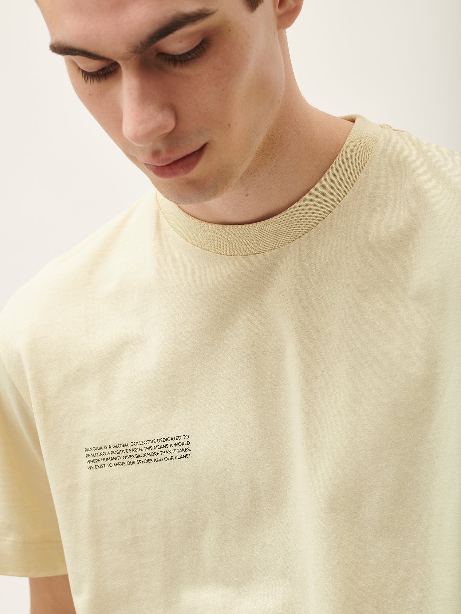 Mens 365 Midweight T-Shirt - Travertine Beige - 4