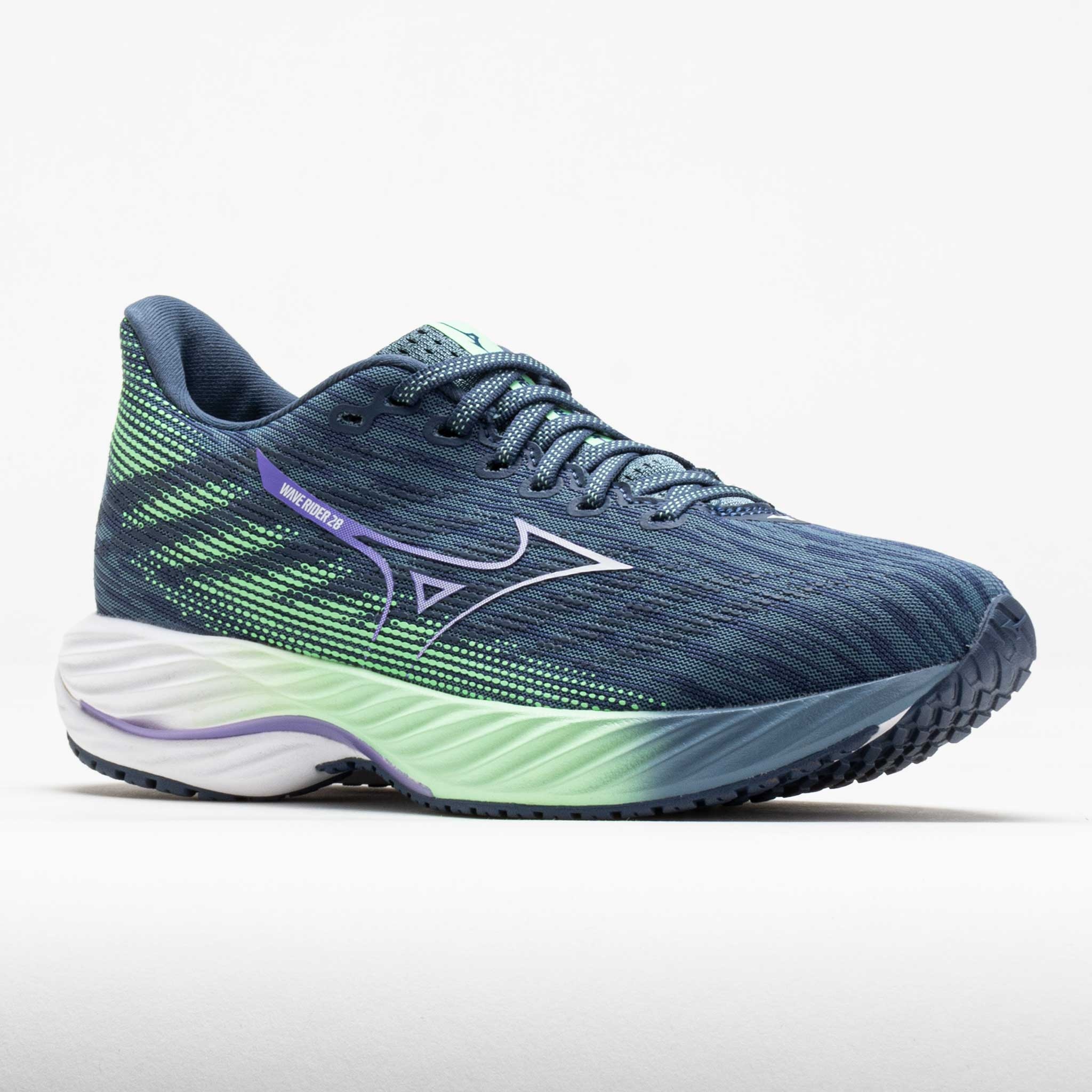Mizuno Wave Rider 28 Women's Citadel/White - 5