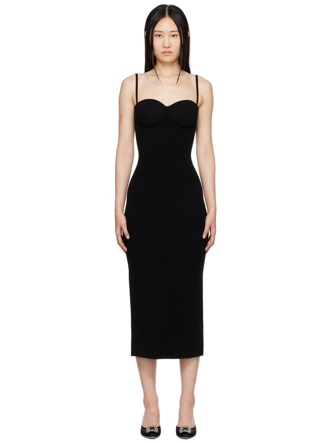 Black Albi Midi Dress - 1