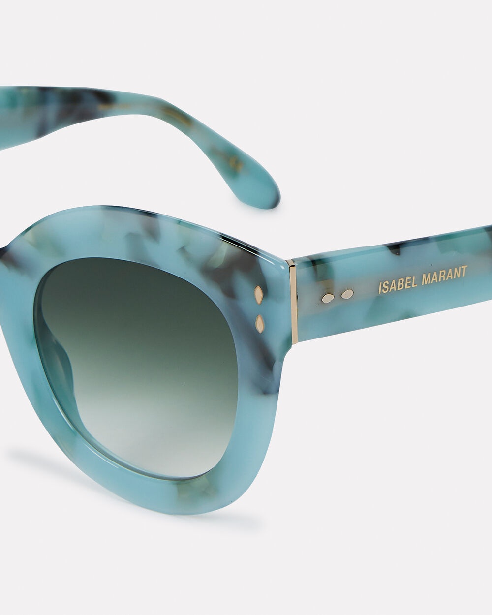 Cat-Eye Marbled Sunglasses - 4