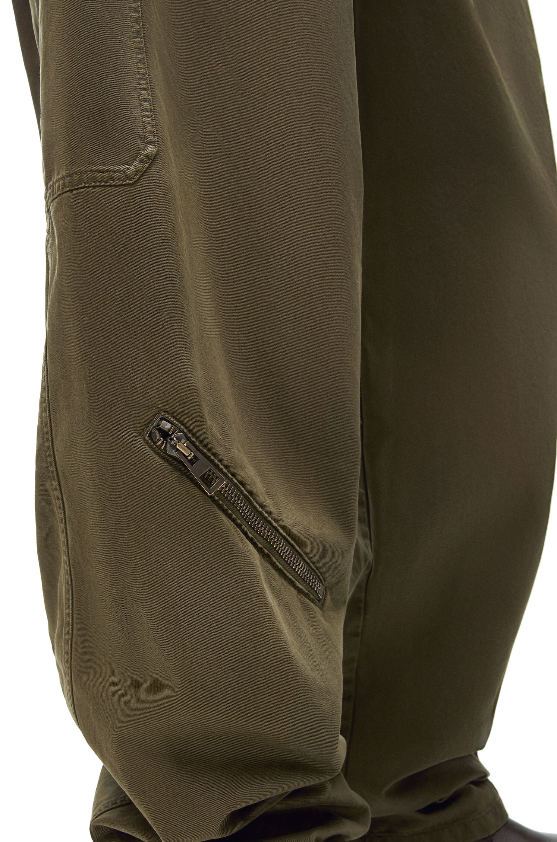Balloon cargo trousers in cotton - 5