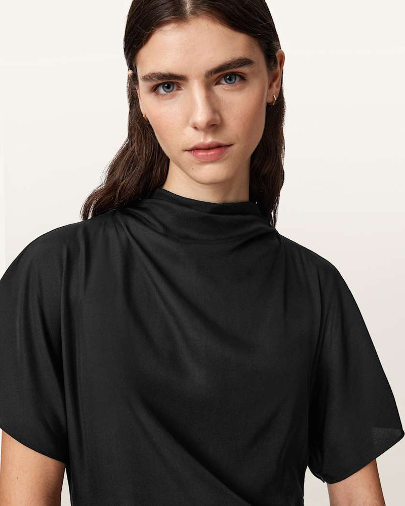 ROSIE SILK BLEND MIDI DRESS 3