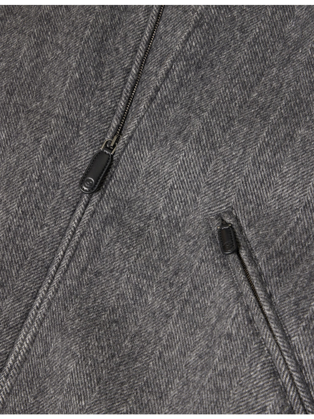 Herringbone Relaxed-Fit Cashmere Jacket - 7