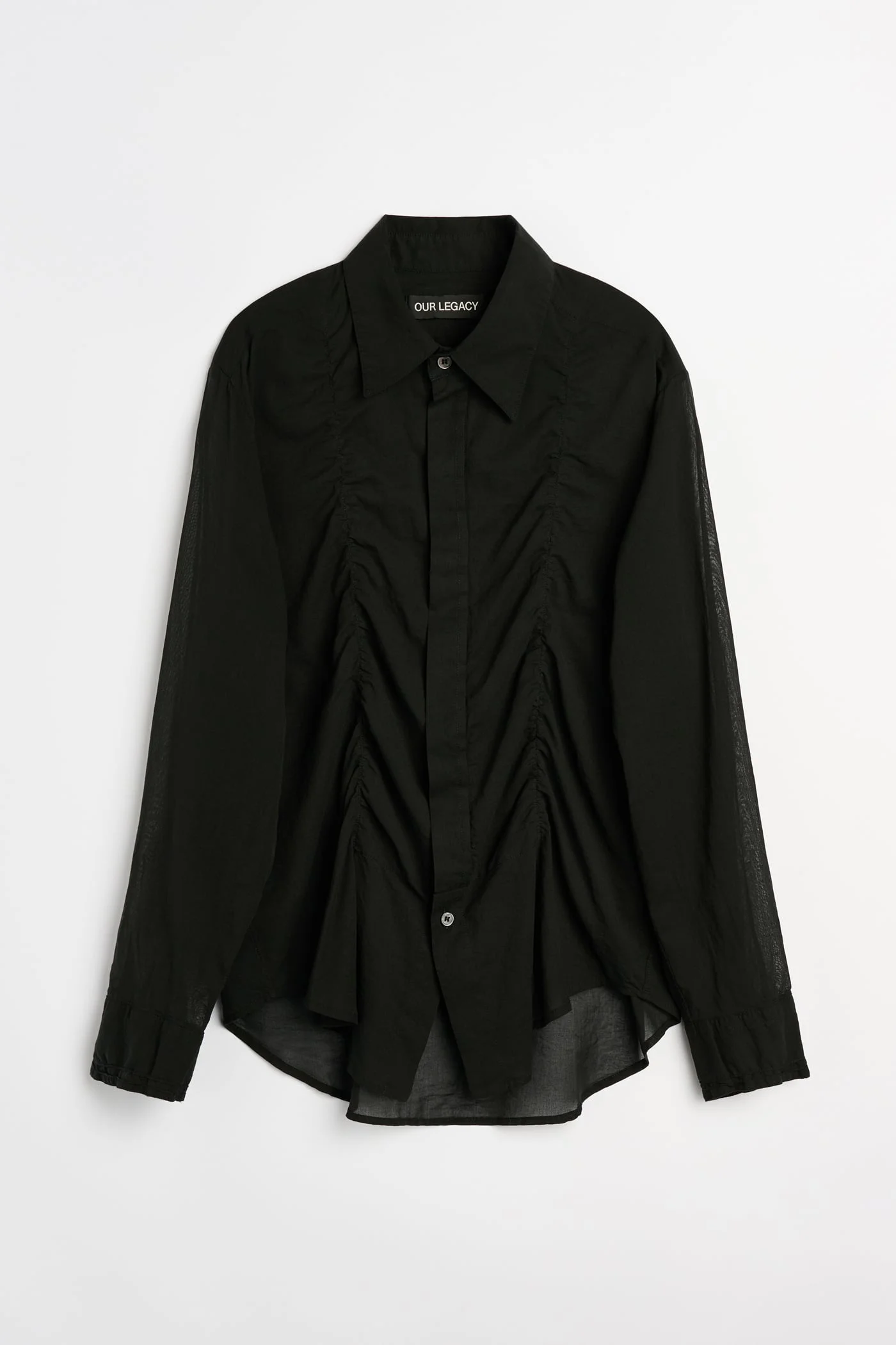 Jumble Shirt Black Echo Pristine Voile - 1