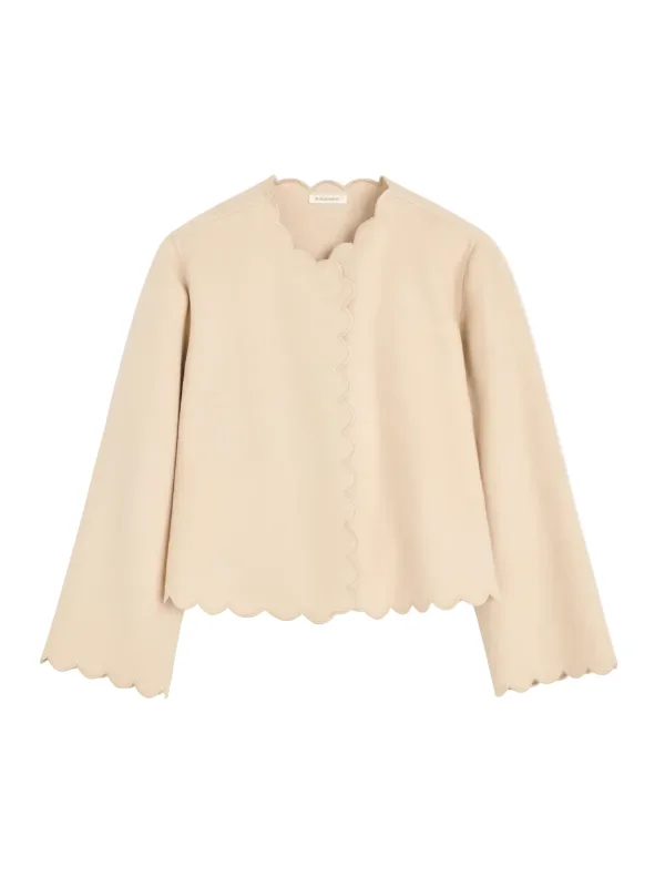 Vibetta Wool Jacket in Vanilla Cream - 1