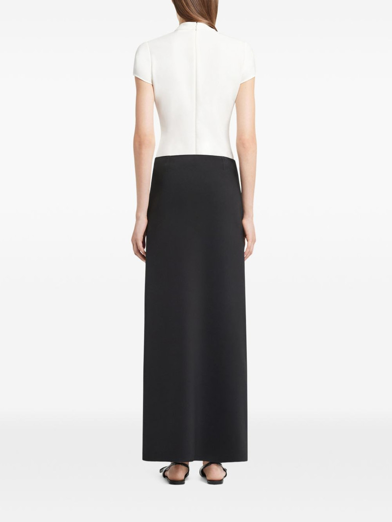 heritage crêpe short-sleeves blouse 4