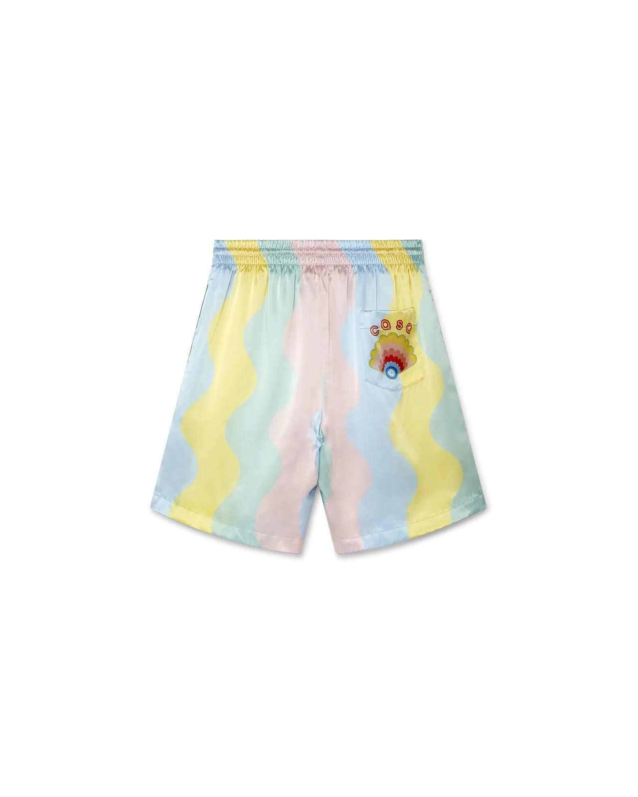 Casa Shell Wave Silk Shorts - 2