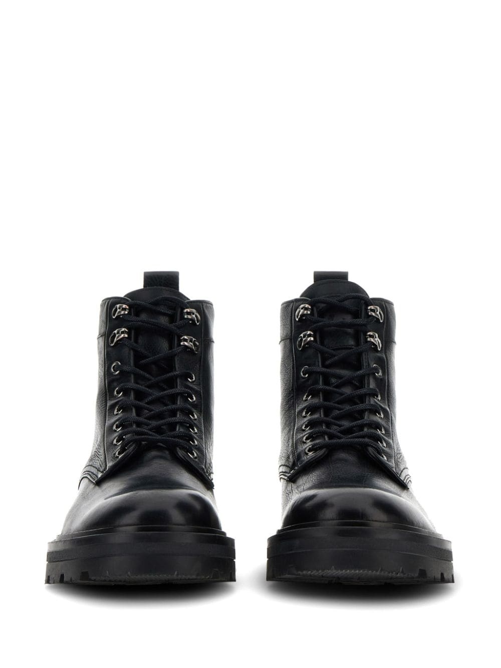 H673 leather boots - 5