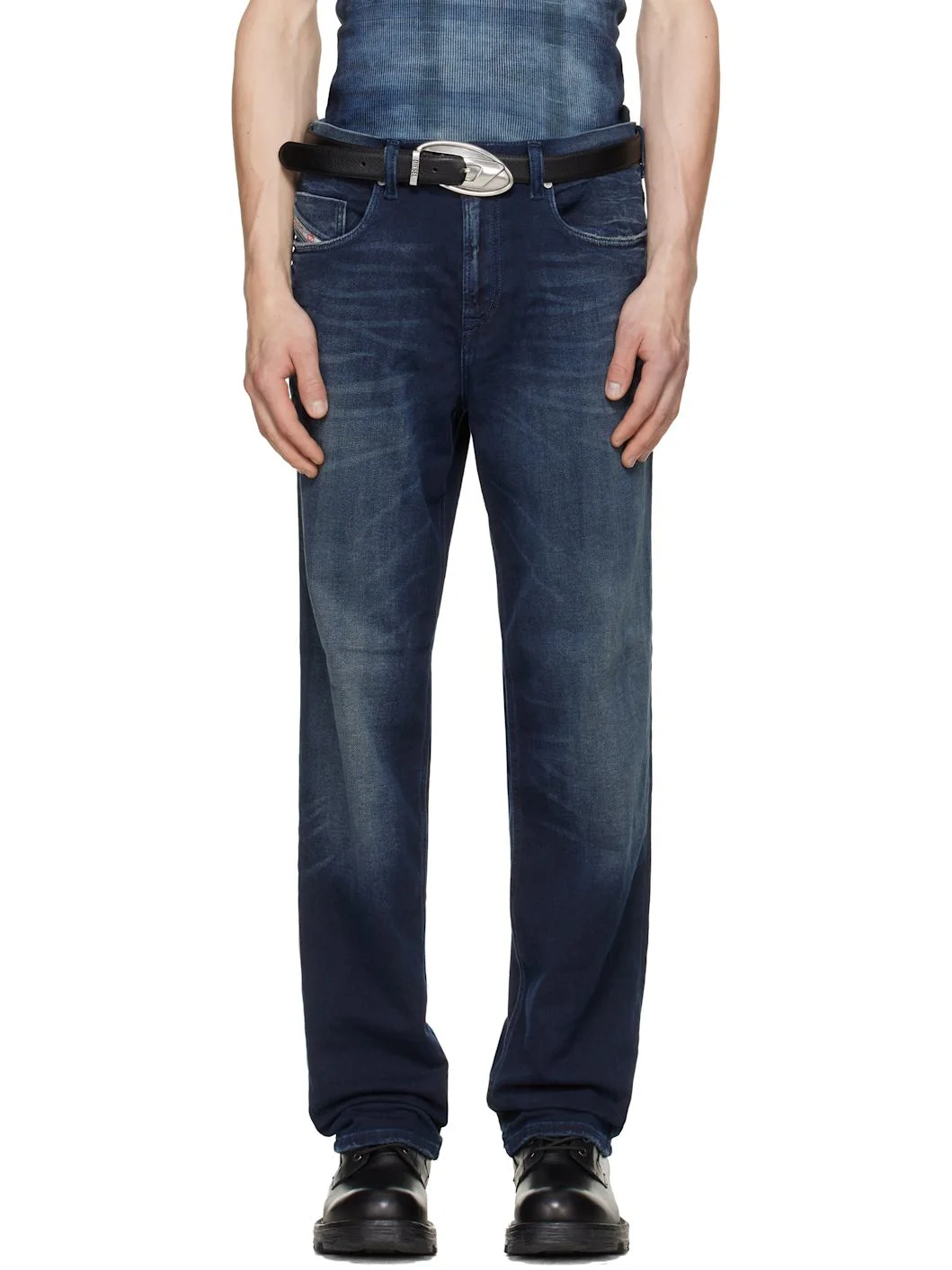 Blue Regular Regular Waist 2090 D-Veekley Jogg Jeans - 1