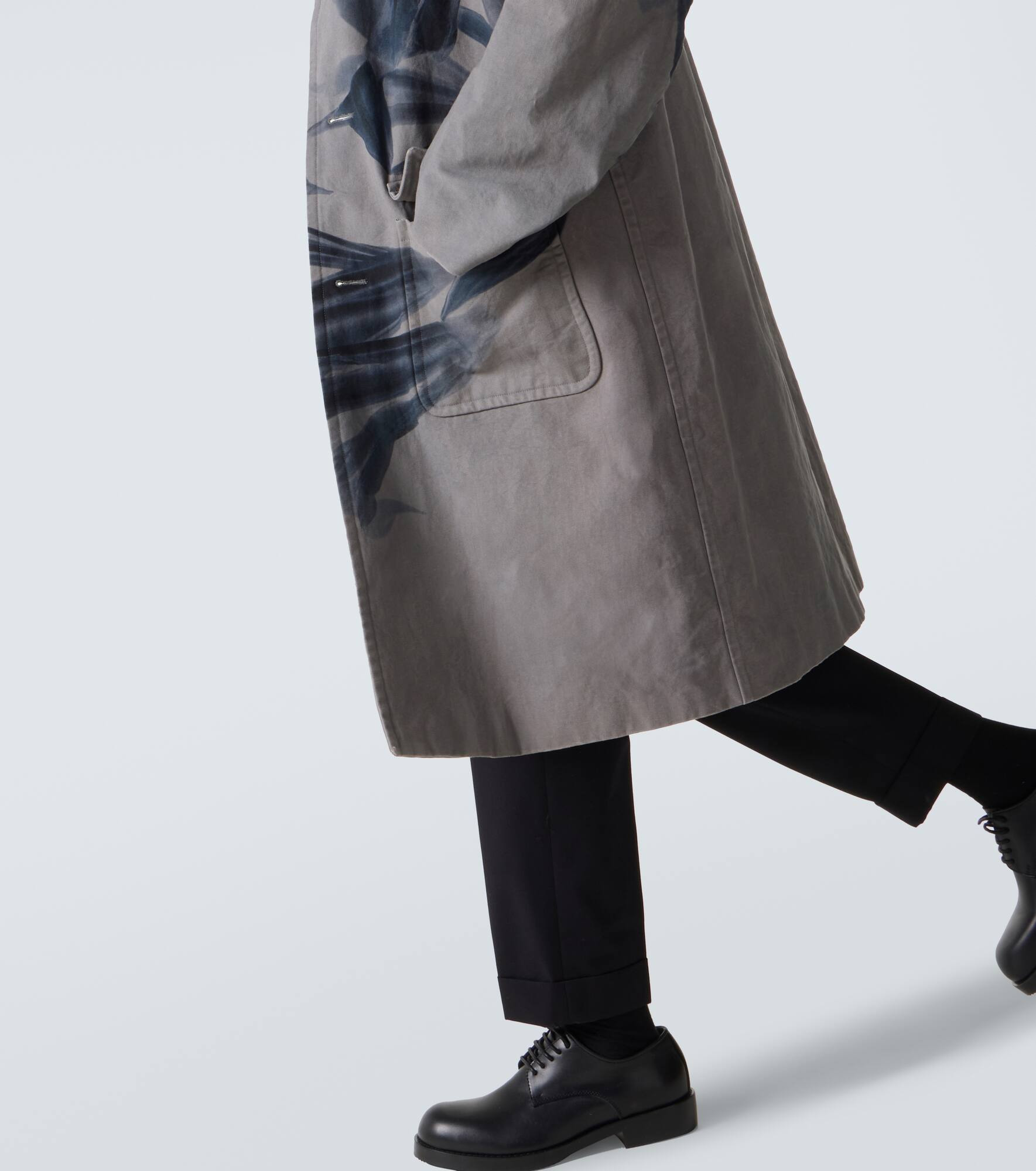 Randale floral cotton trench coat - 6
