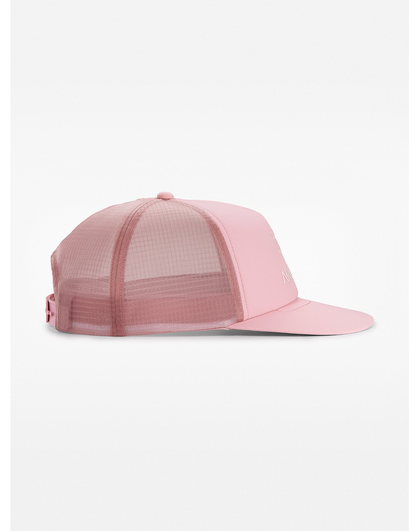 Logo Flat Brim Trucker Hat - 4