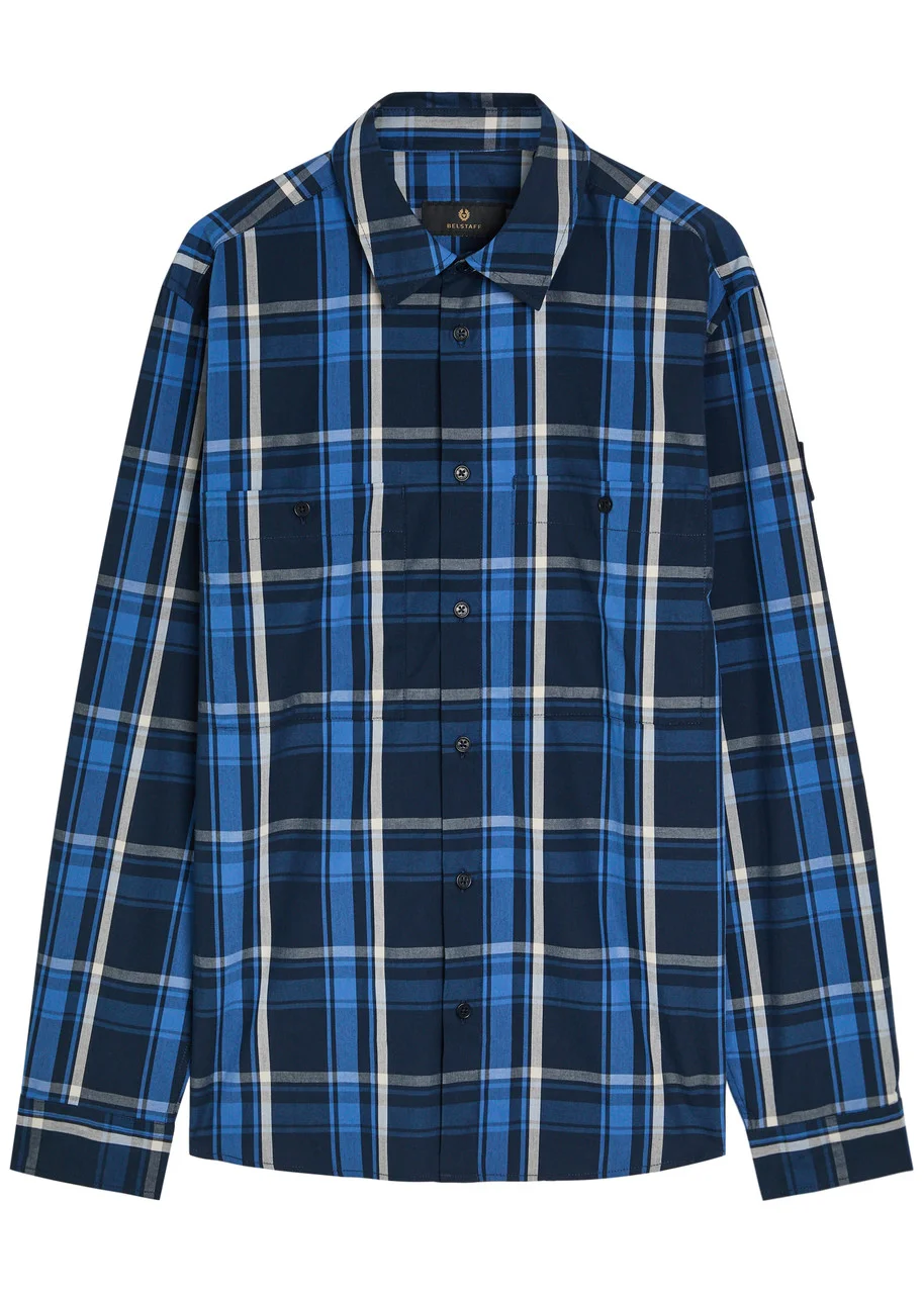 Belstaff Fleet Checked Cotton-poplin Shirt - 1