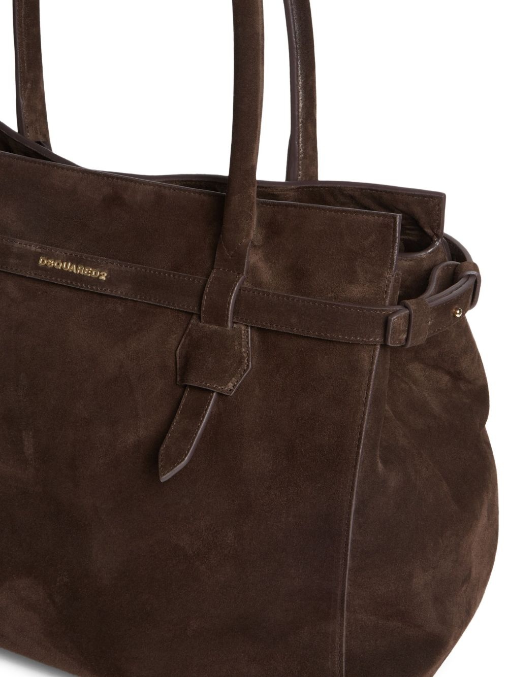 suede tote bag - 4