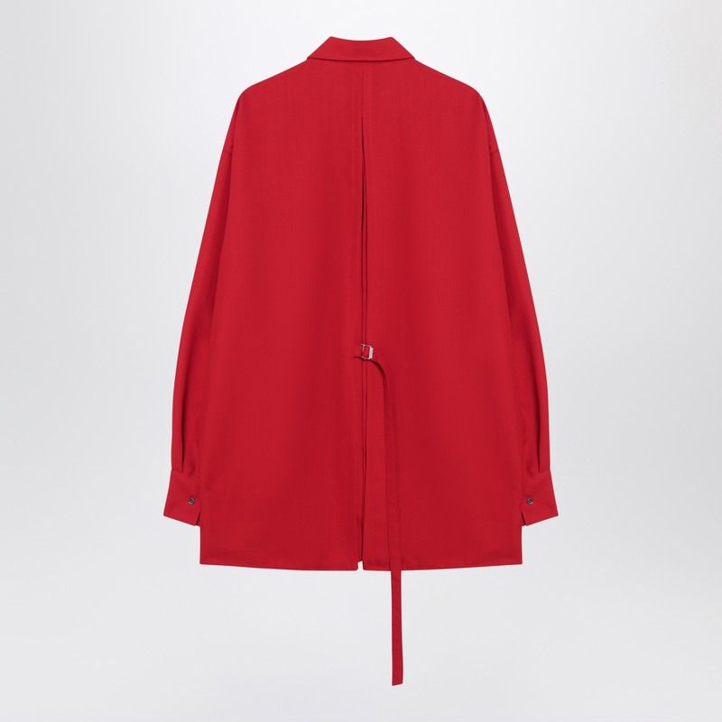 Ami Paris Red Wool Shirt Women - 2