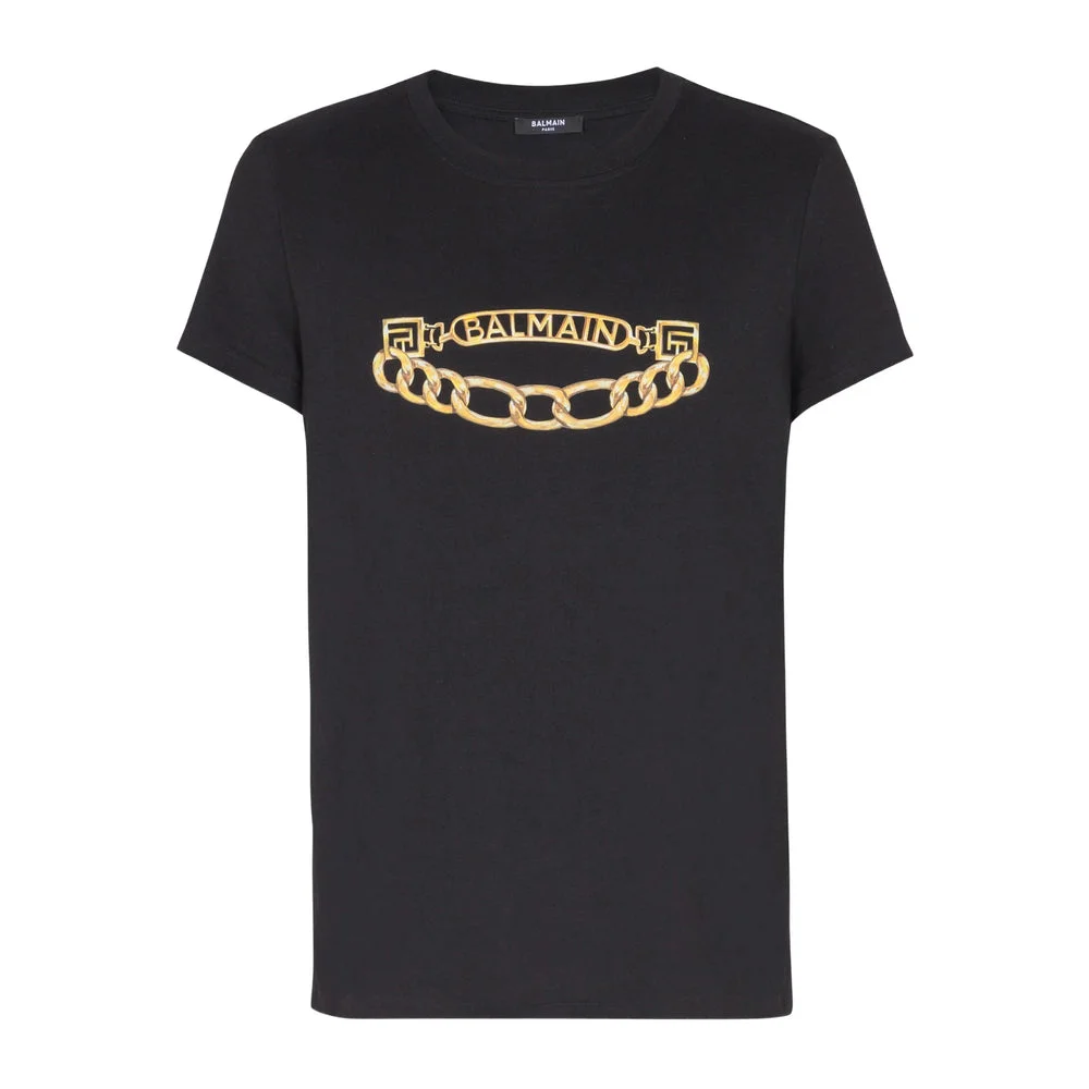 Balmain Black T-Shirts & Vests - T-Shirts Men - 1