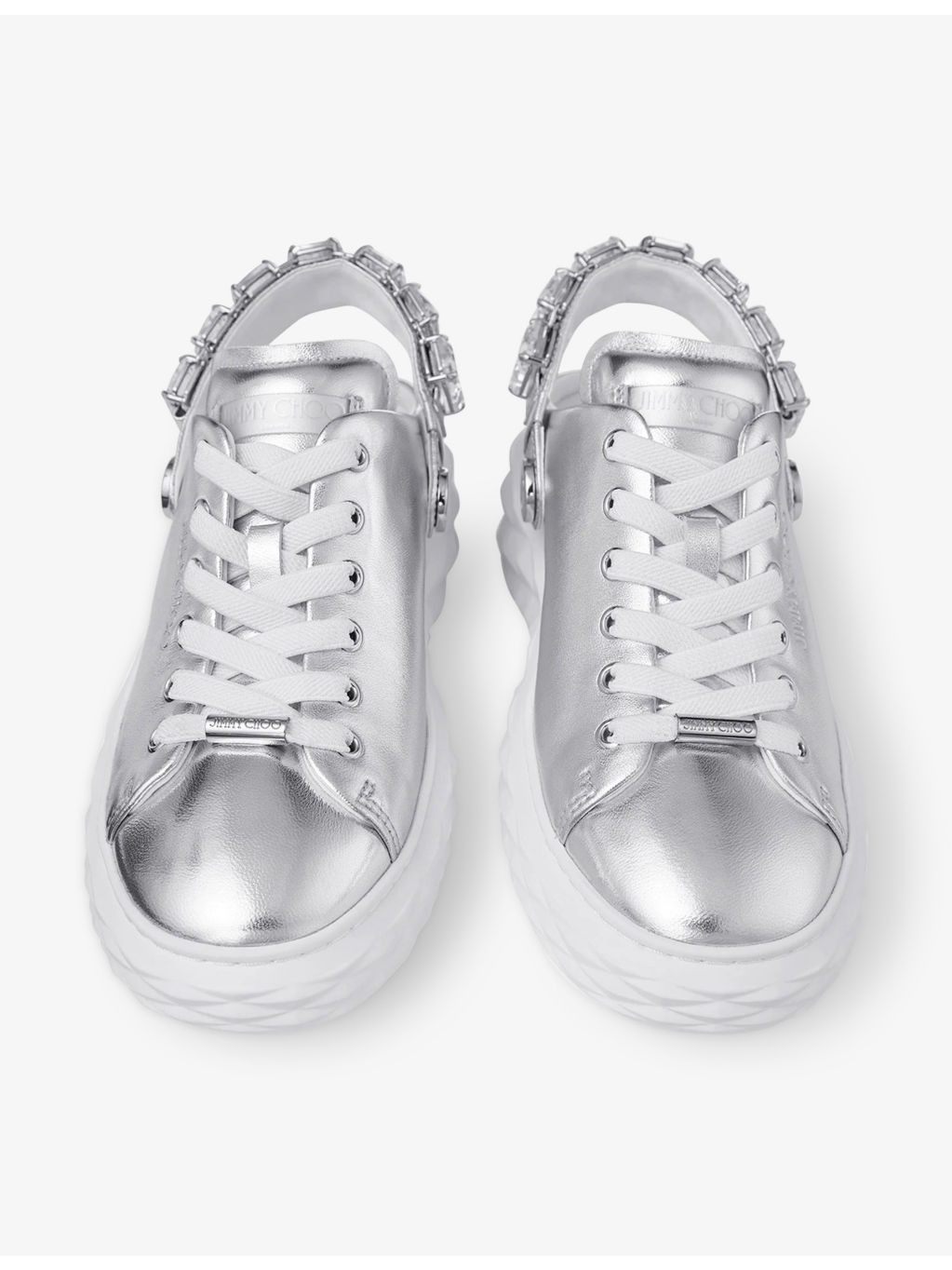 Diamond Sling Leather Low-Top Trainers - 2