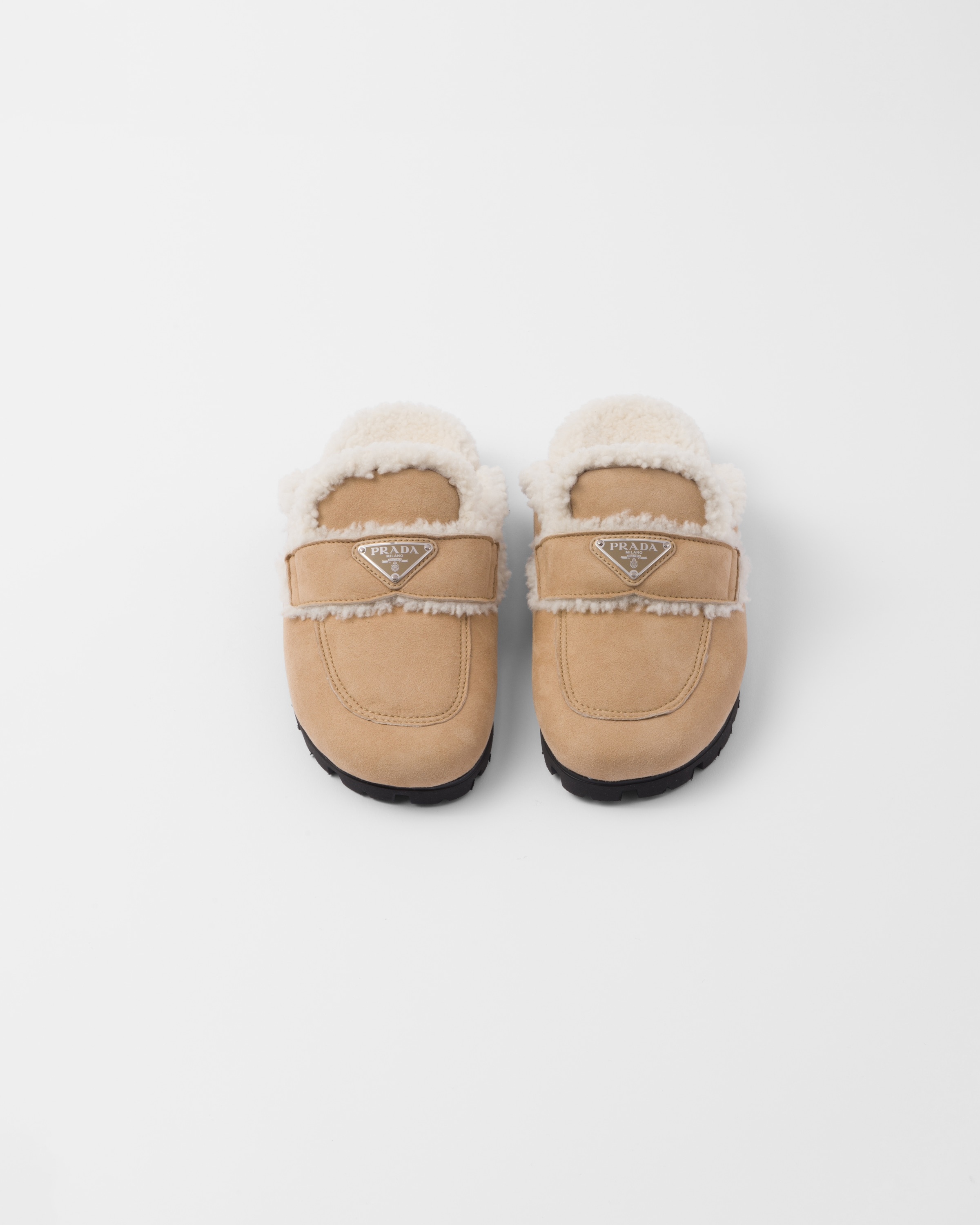 Shearling slippers - 4