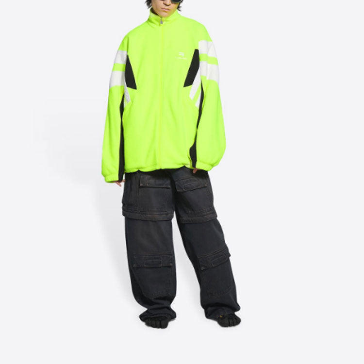 Balenciaga Sporty B Tracksuit Jacket 'Yellow' 675272TJQ320720 - 4