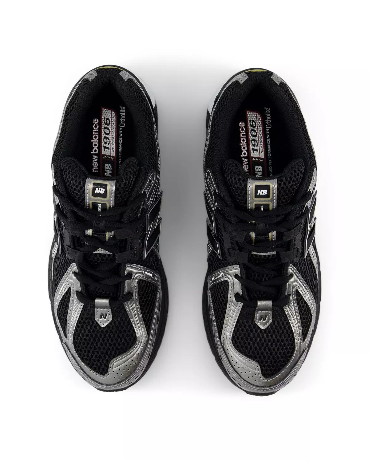 1906 "Black/Silver" Men's Shoe - 6