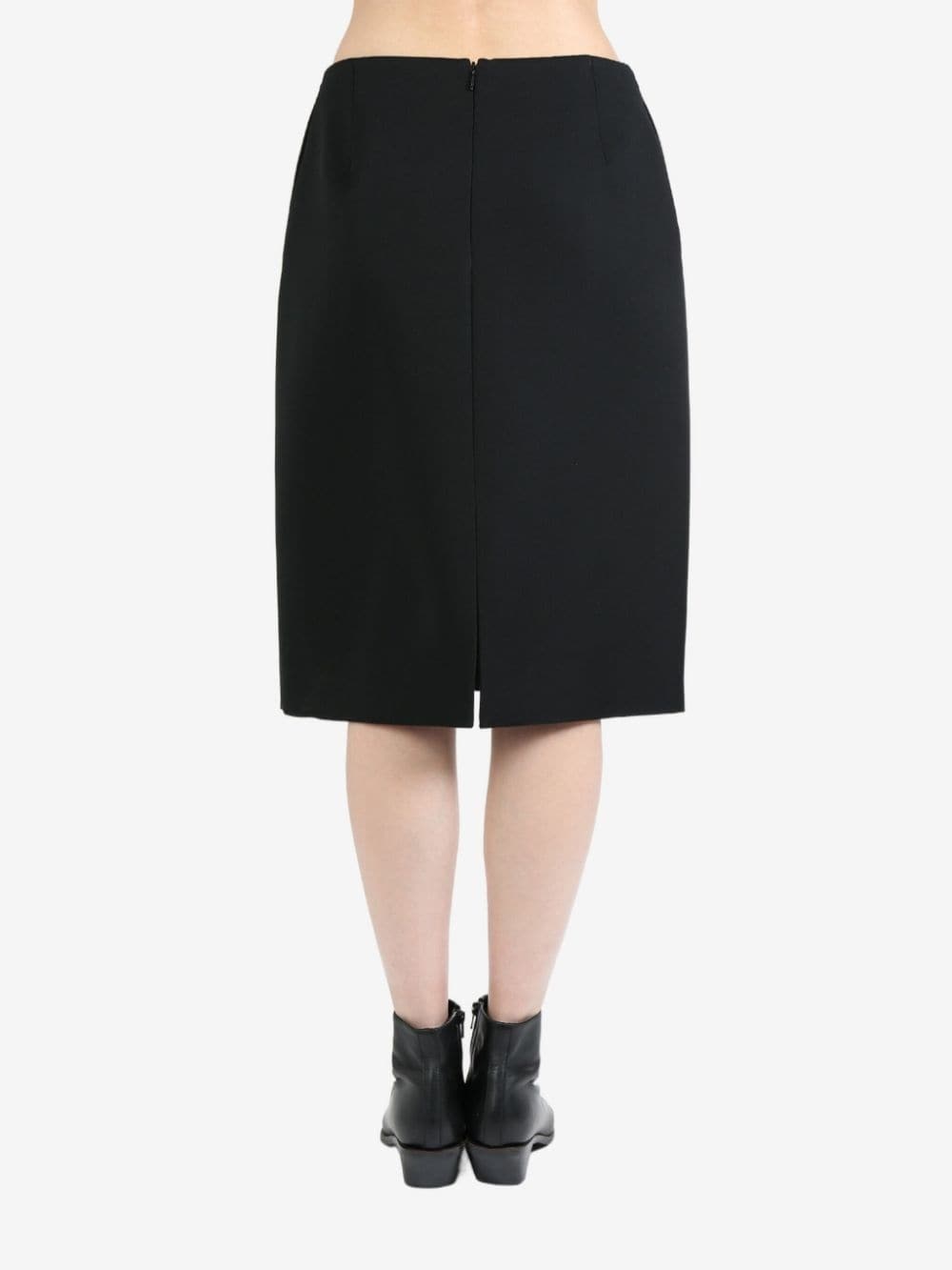 low-rise midi skirt - 3