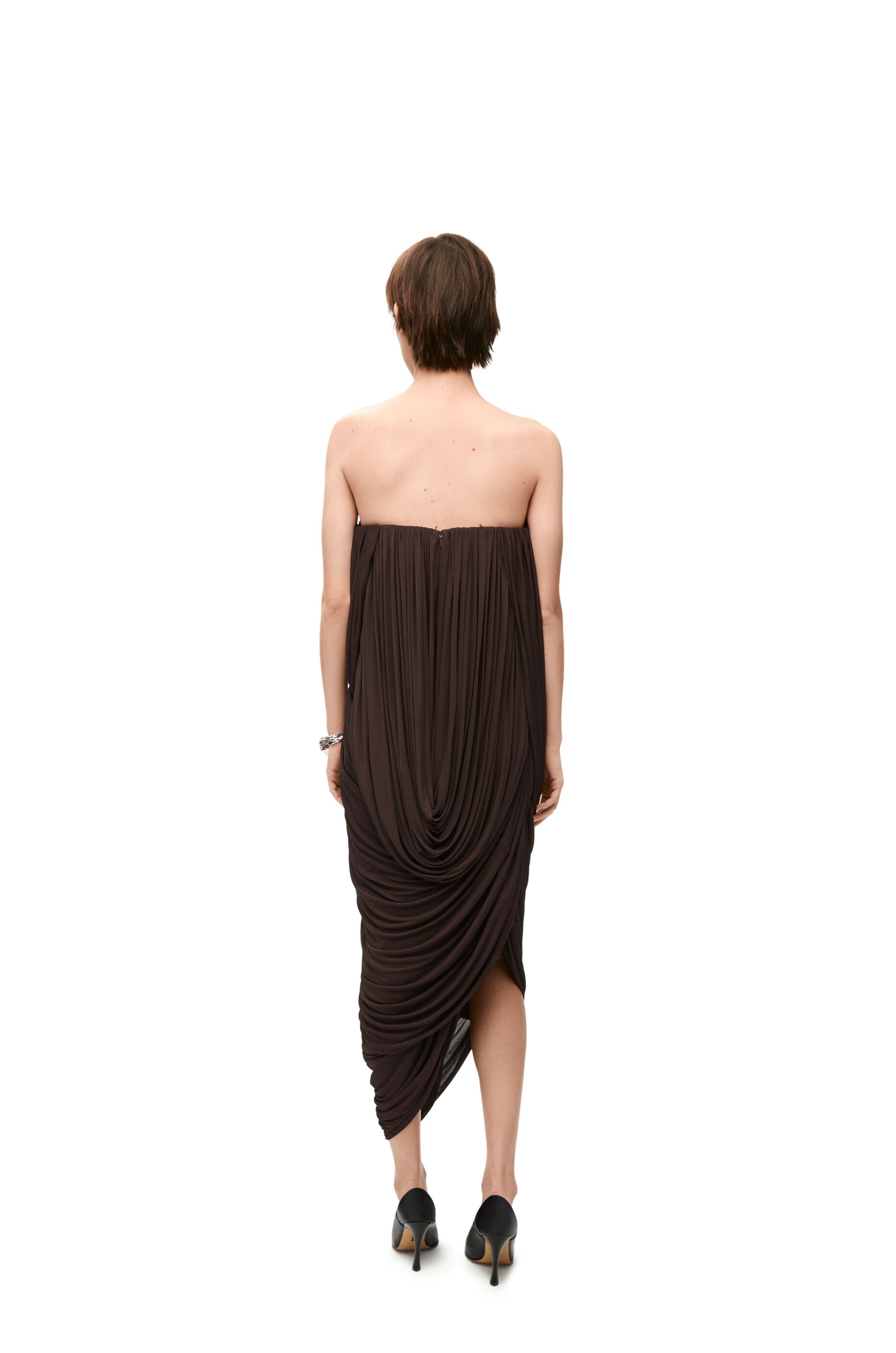 Bustier dress in viscose - 3
