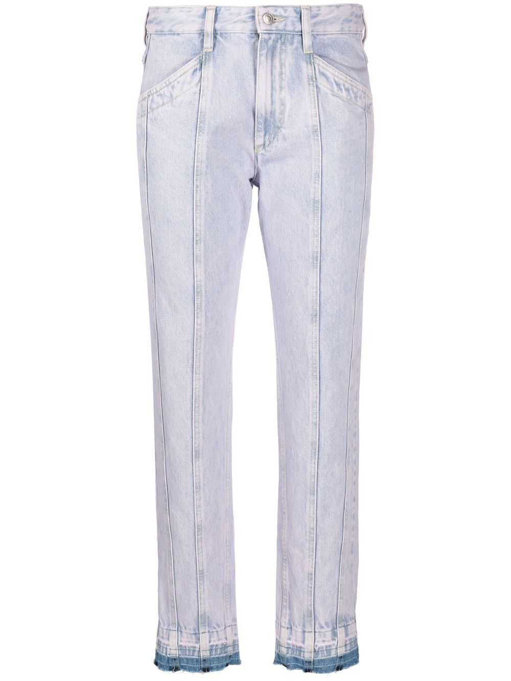 low-rise slim-cut jeans - 1