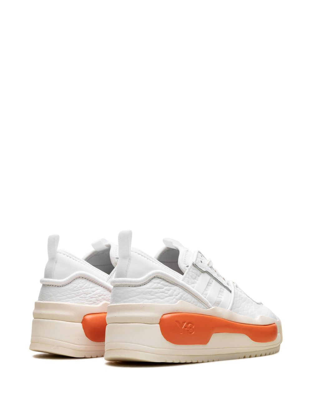 Y-3 Hokorivalry "White/Orange" sneakers - 4
