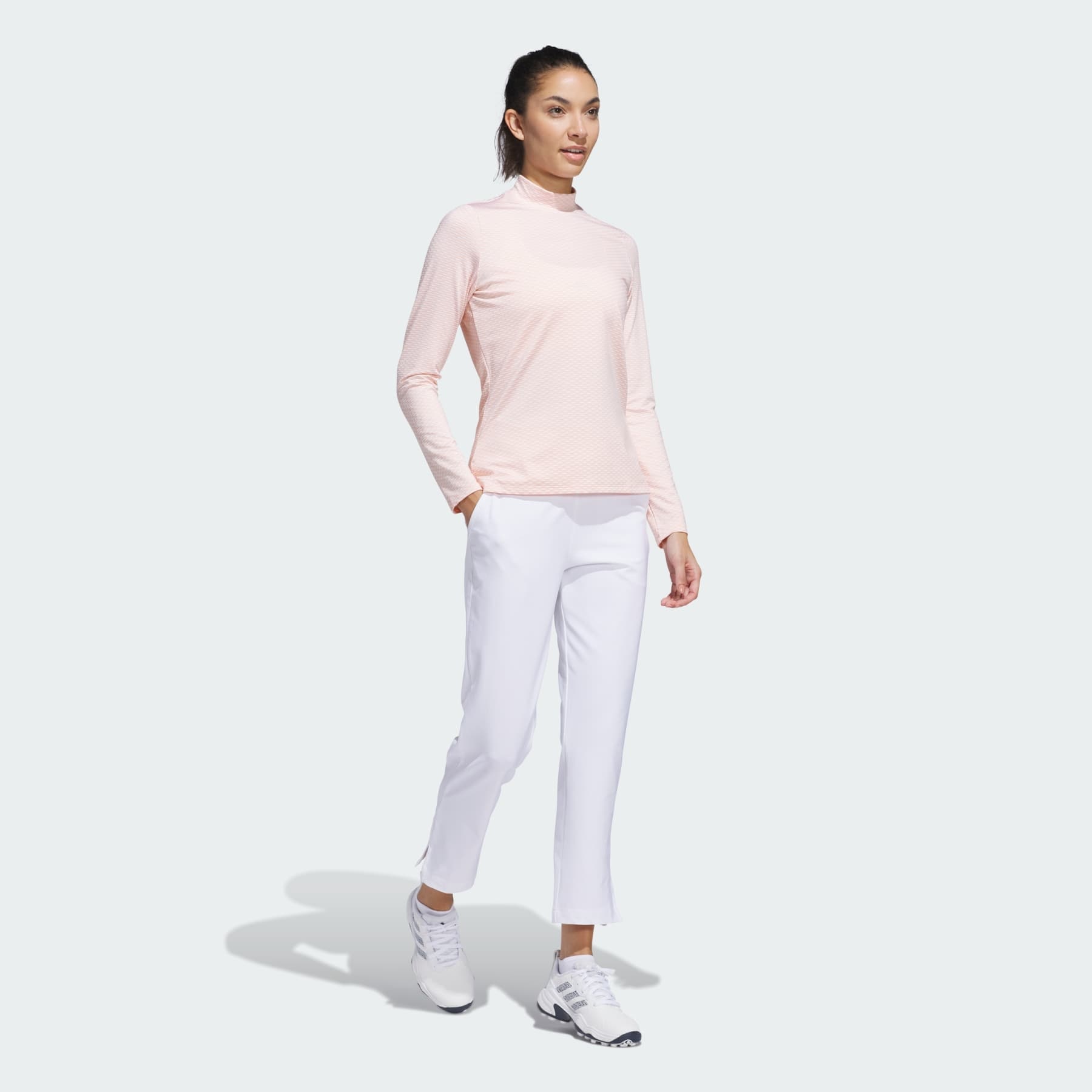 Beyond Two-Tone Mesh Mock Shirt - 4