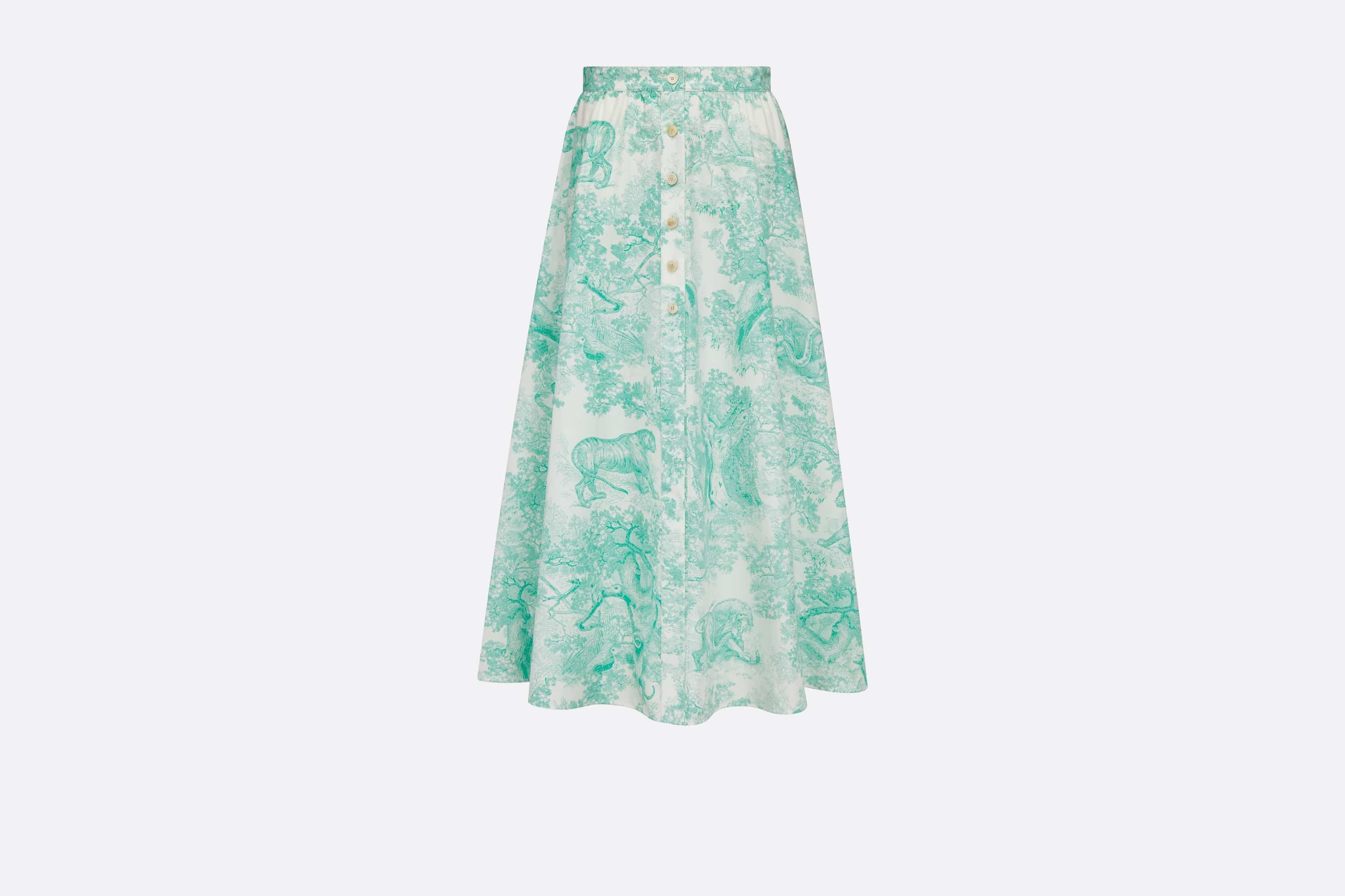Dioriviera Flared Mid-Length Skirt - 1