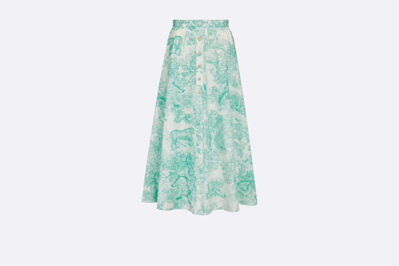 Dioriviera Flared Mid-Length Skirt 1