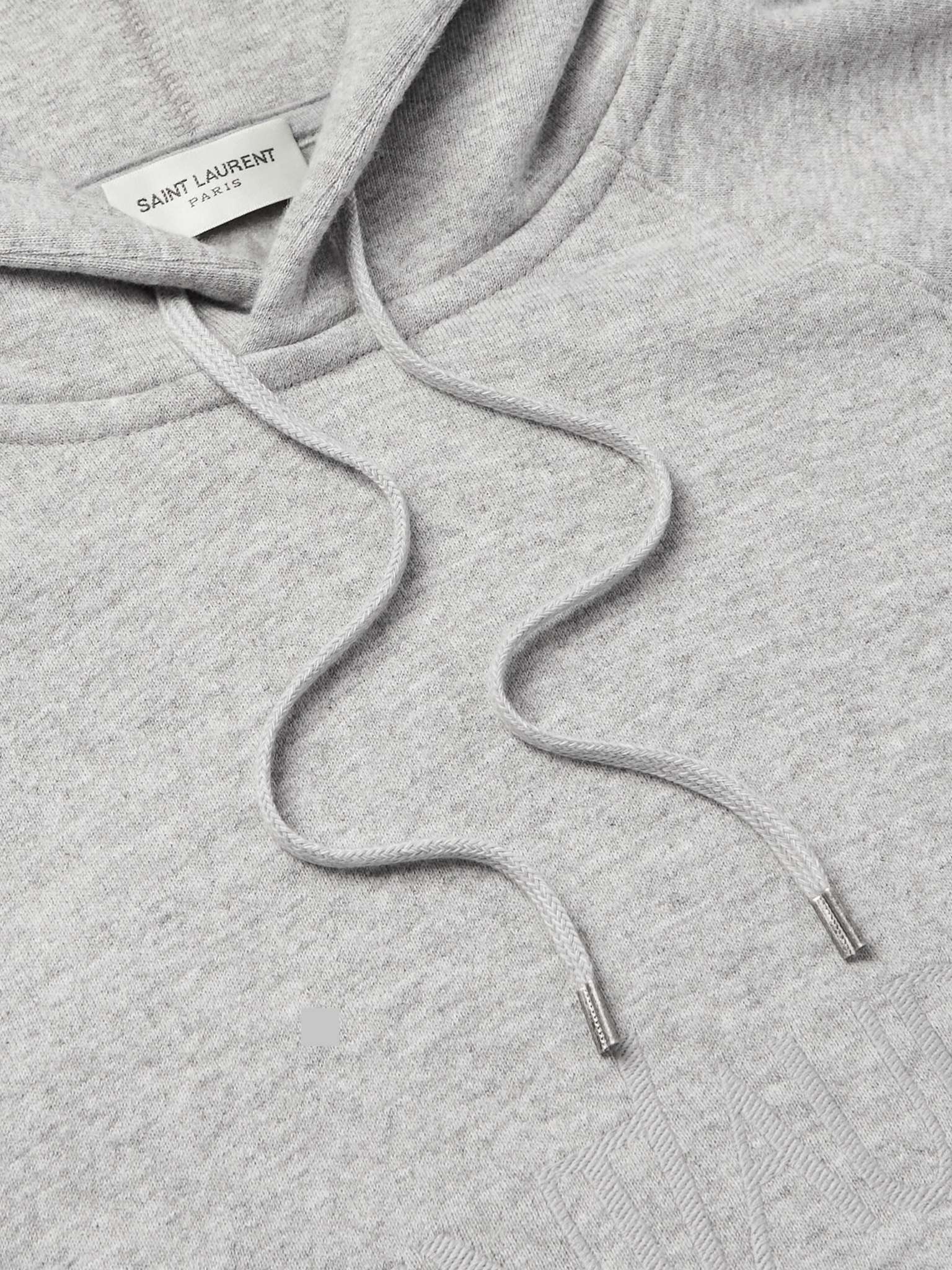 Logo-Embroidered Cotton-Blend Jersey Hoodie - 5