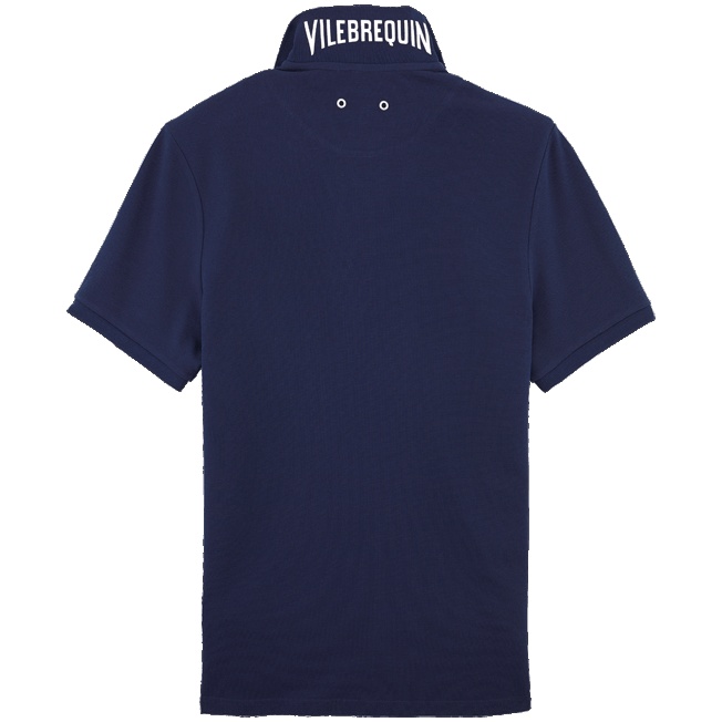 Men Cotton Pique Polo Shirt Solid - 2