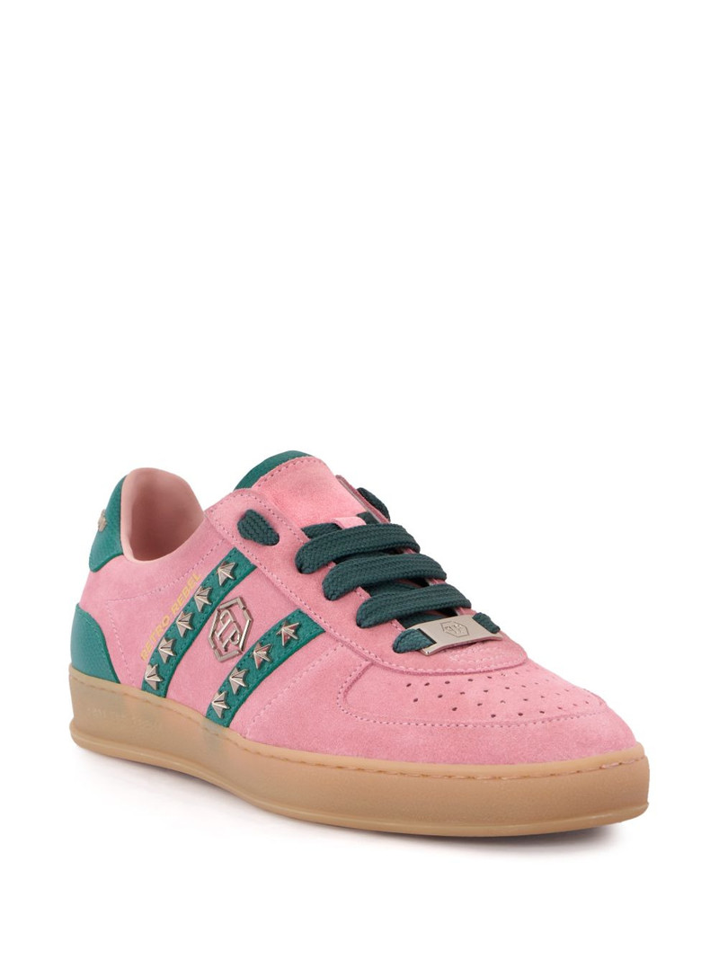 PHILIPP PLEIN Retro Rebel studded sneakers outlook
