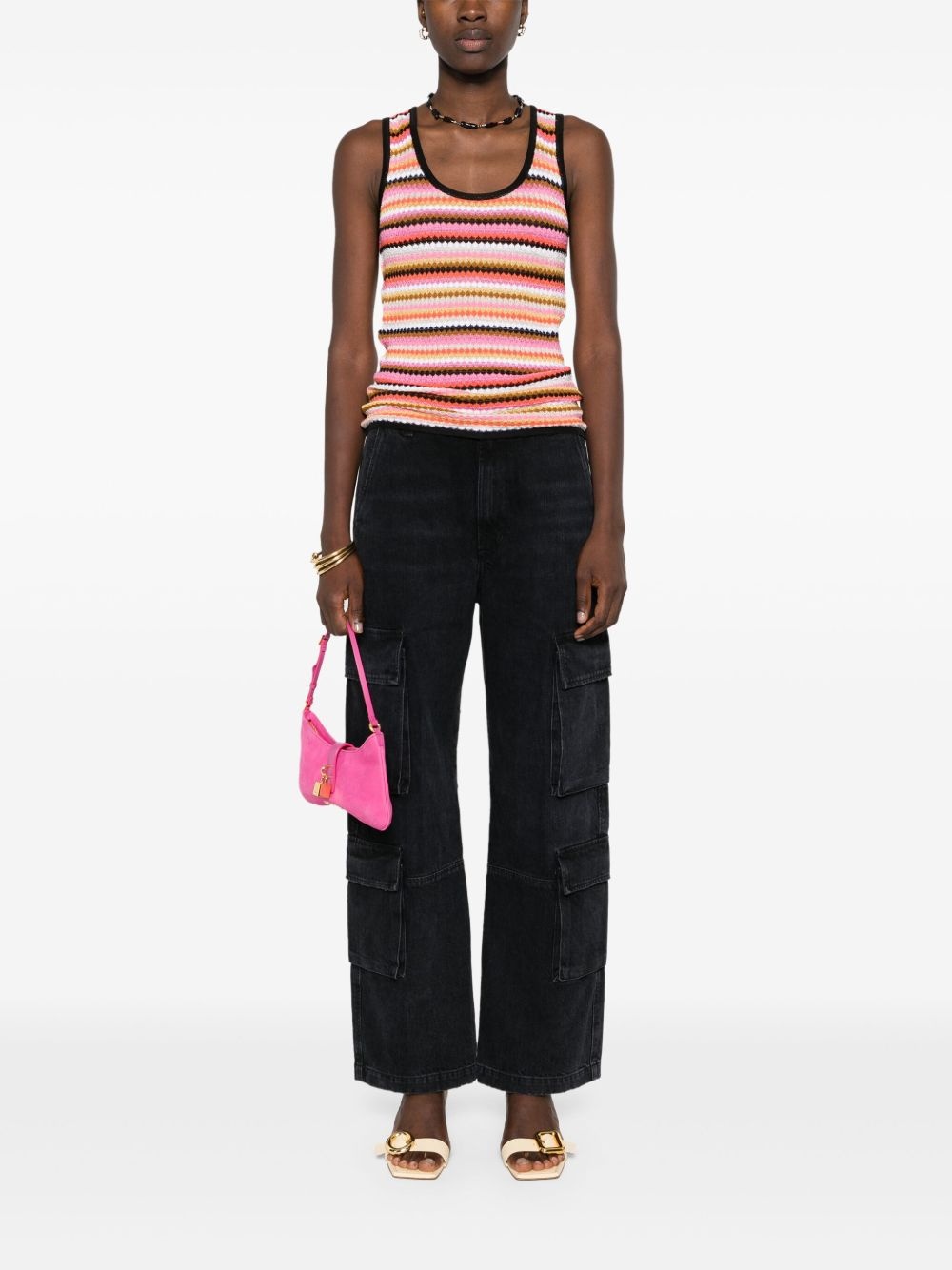 Delena straight-leg cargo jeans - 2