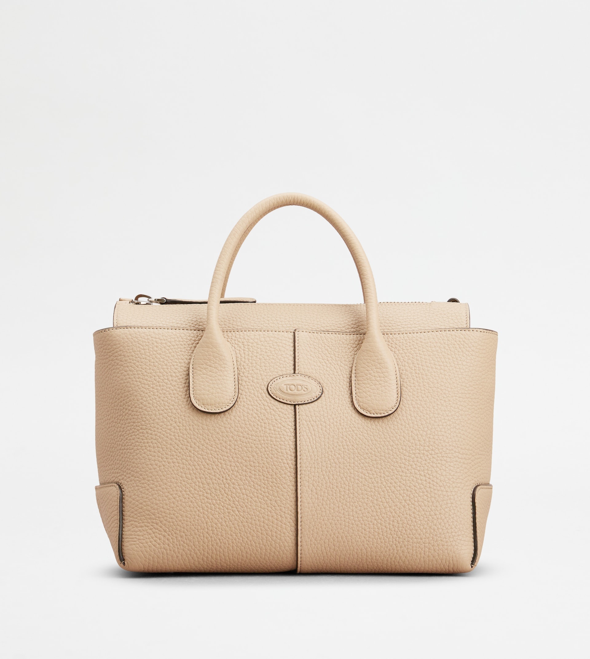 TOD'S DI BAG IN LEATHER SMALL - BEIGE - 1