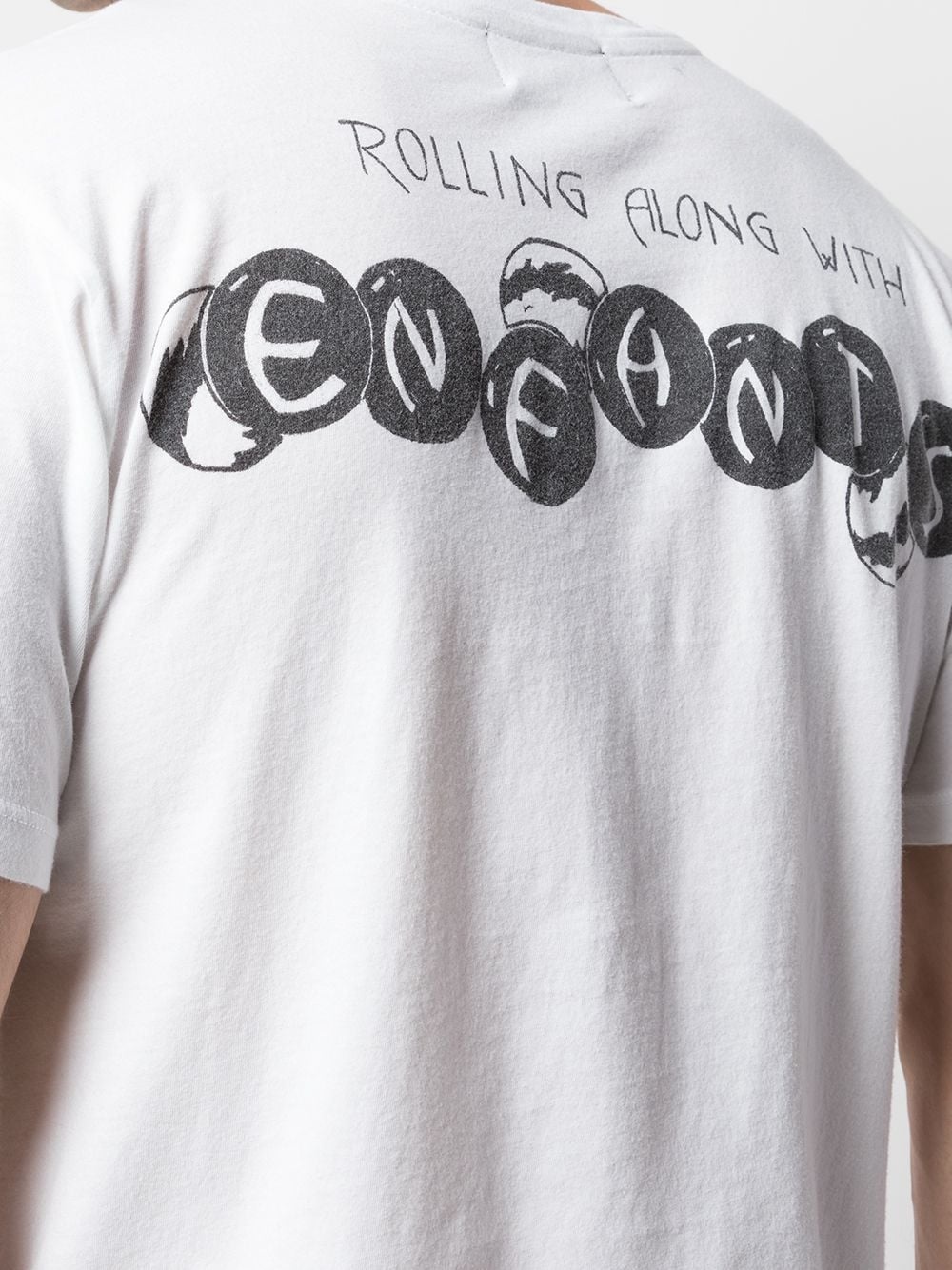 Rolling Along photograph print T-shirt - 5