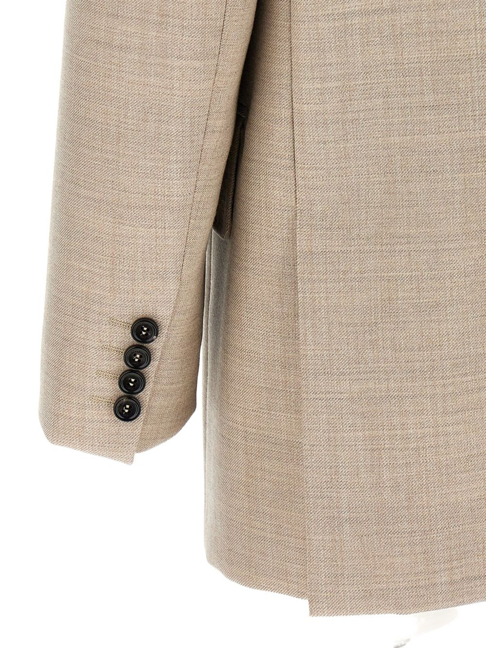 Rosi single-breasted flap-pocket blazer - 3