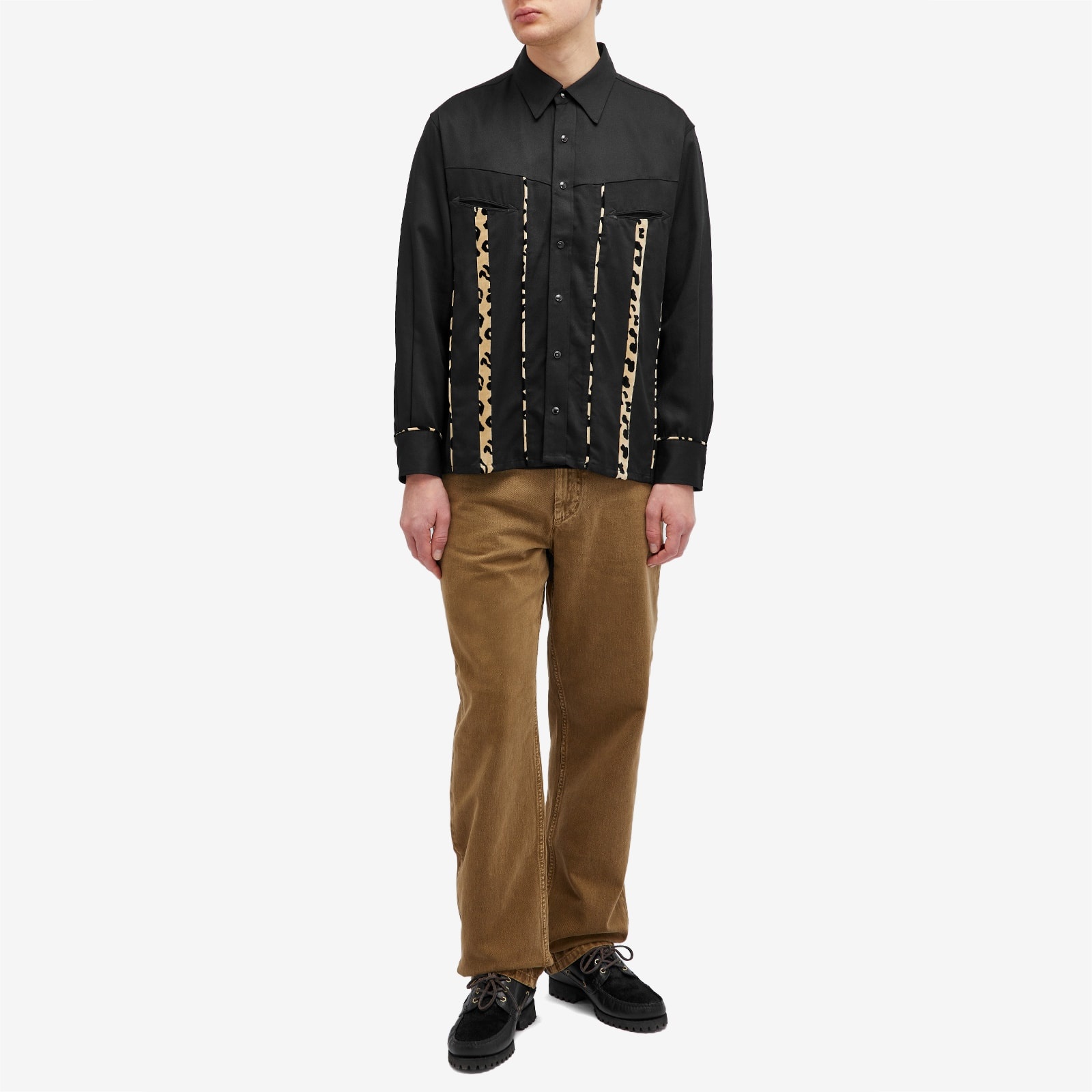 WACKO MARIA WESTERNSHIRT L/S （TYPE-3）」 TIGHT / WESTERN SHIRT L/S ( TYPE-3 ) (BLACK)