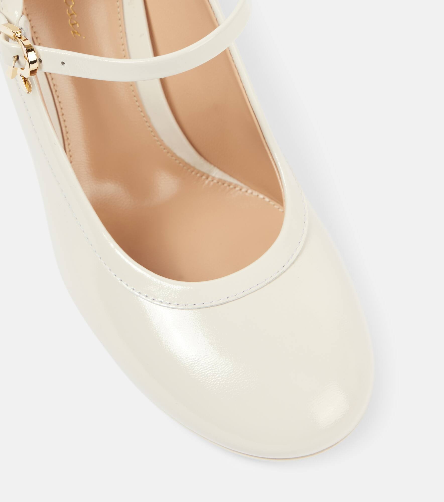 85 patent leather Mary Jane pumps - 6