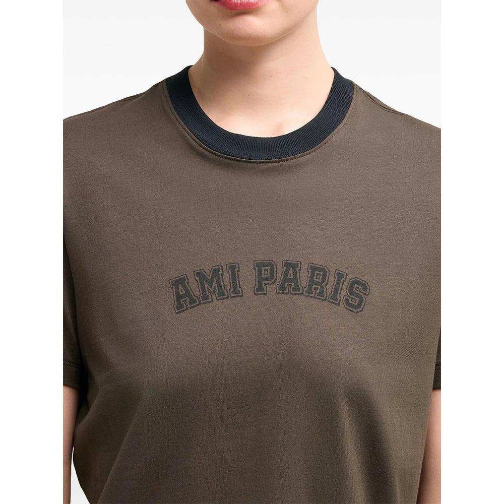 Ami Paris Brown Tops - T-Shirts & Jerseys Women - 3