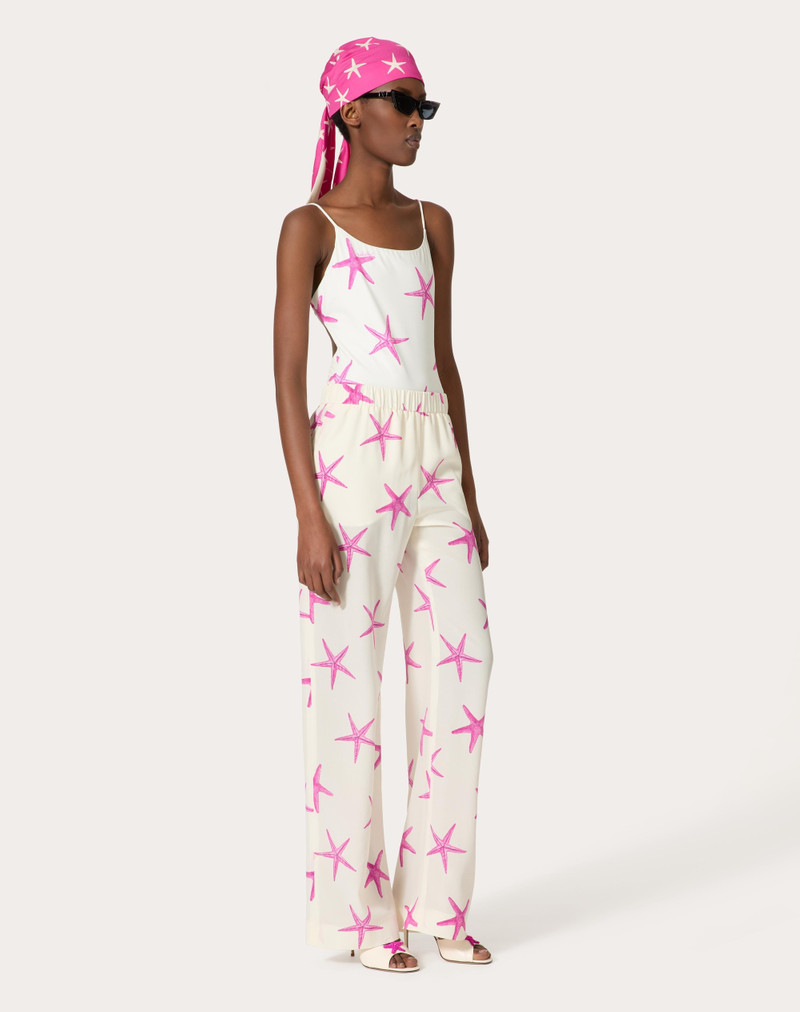 Valentino STARFISH CREPE DE CHINE PANTS outlook