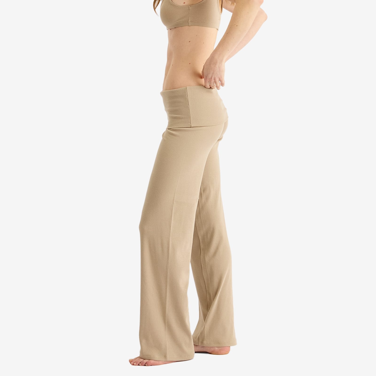SKIMS Cotton Rib Foldover Legging - 5