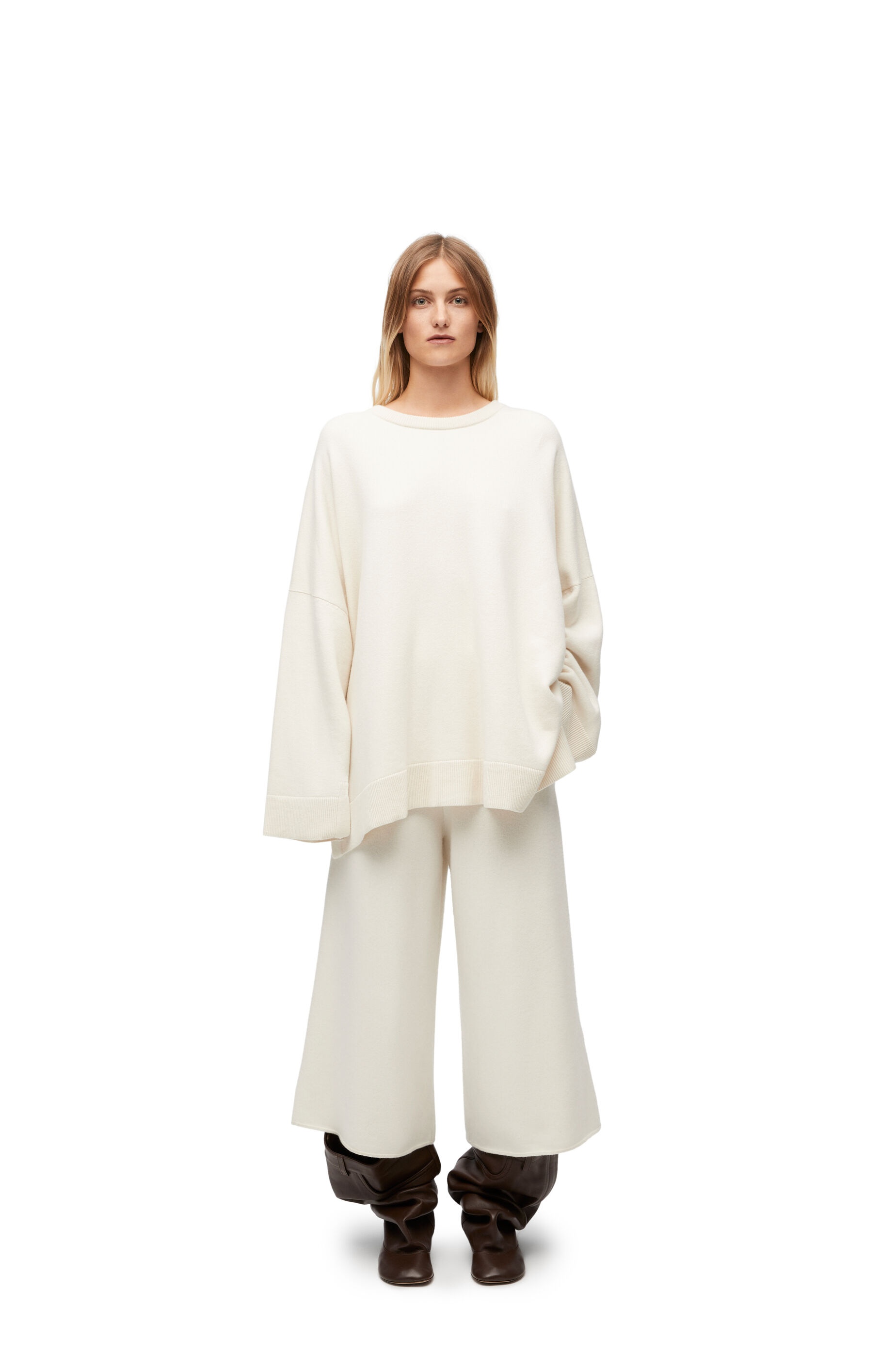 Open back sweater in cashmere - 2