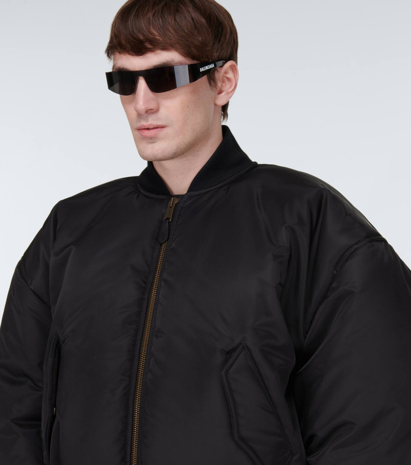 Padded nylon bomber jacket 5
