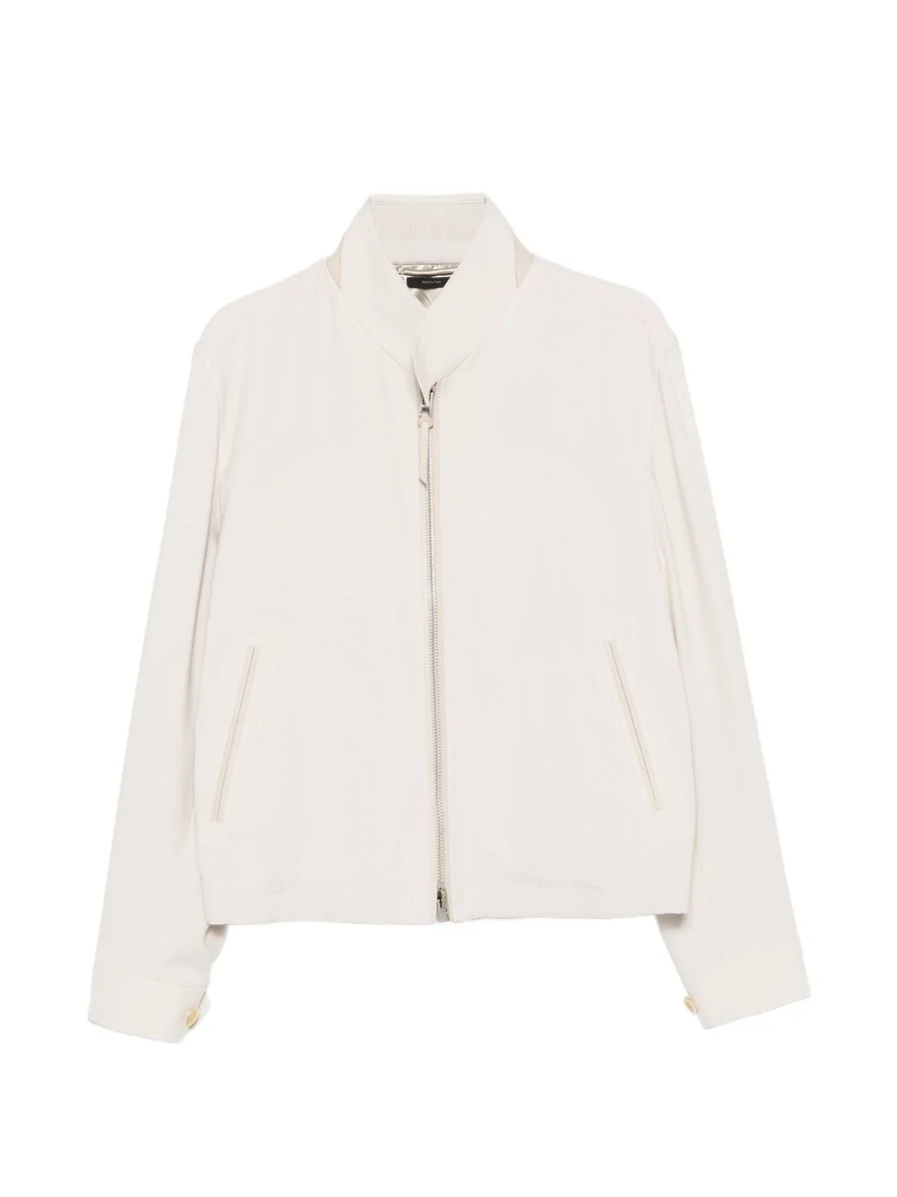 zip collar jacket - 1