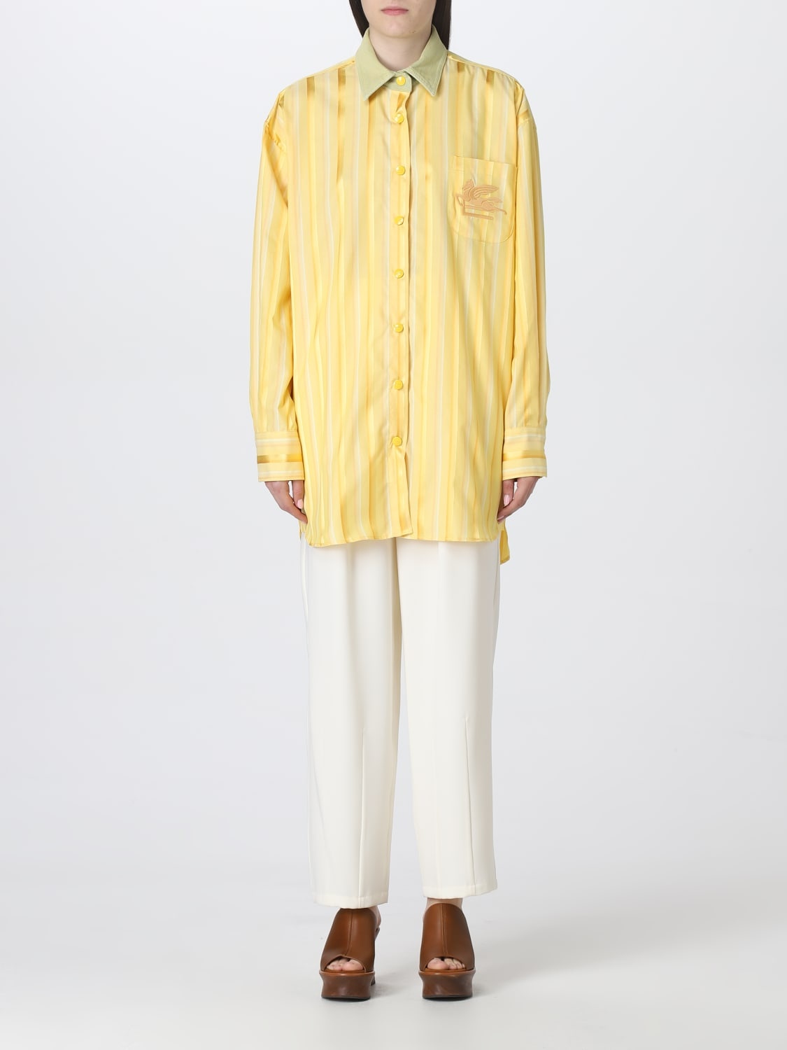 Etro shirt in cotton and silk blend - 1