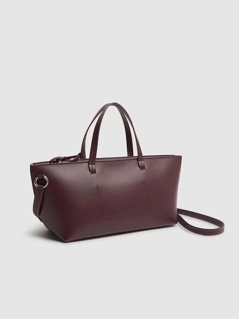 Small Bateau smooth leather bag - 4