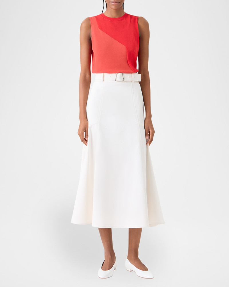 AKRIS High Plains Cotton-Silk Sleeveless Sweater outlook